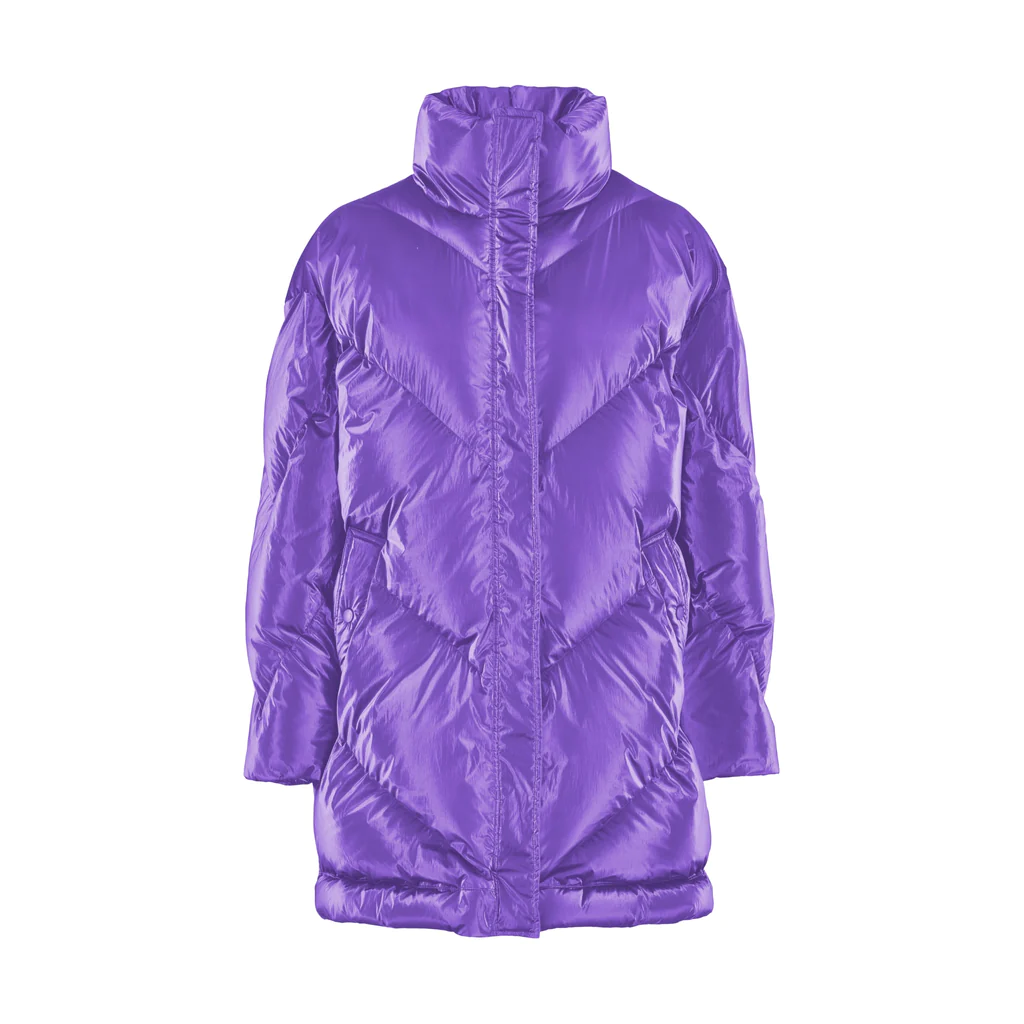 Dawn x Dare IRIS Long Puffer Jacket Purple
